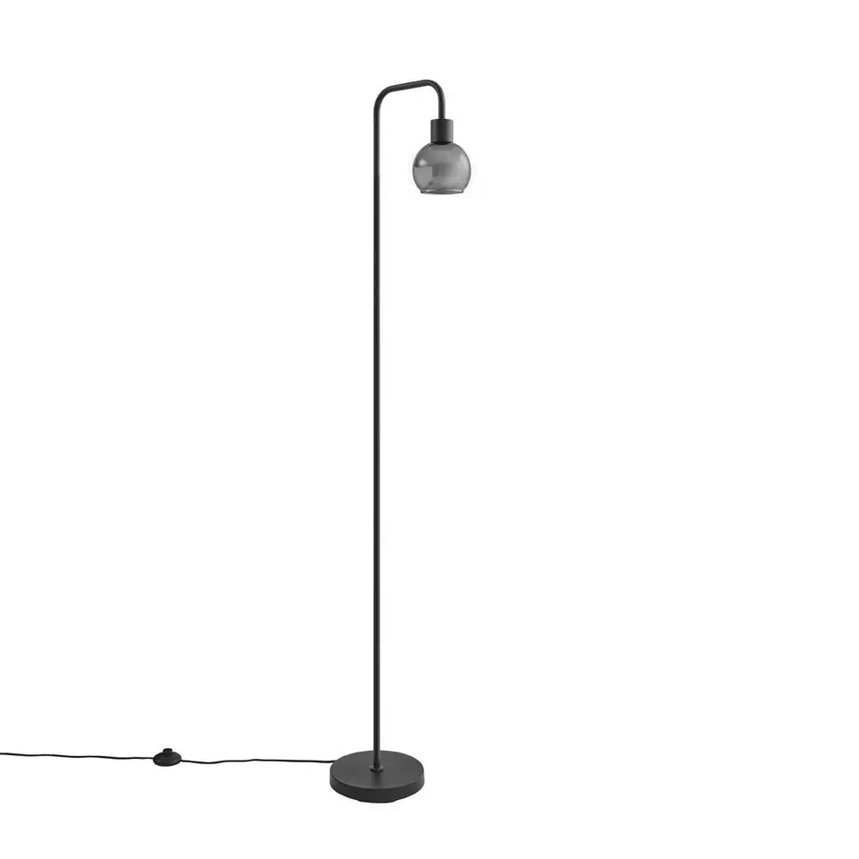 Qazqa vloerlampen vidro grijs e27