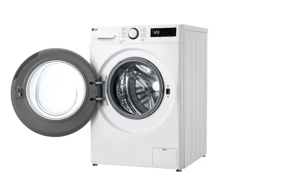LG Serie R5 F4DR509SBW - Vaske-/ tørremaskine - bredde: 60 cm - dybde: 62 cm - højde: 85 cm - frontbetjening - 9 kg - 1400 rpm - hvid