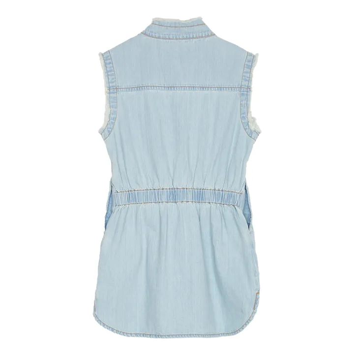 Finger in the nose Robe Rosie | Denim bleached