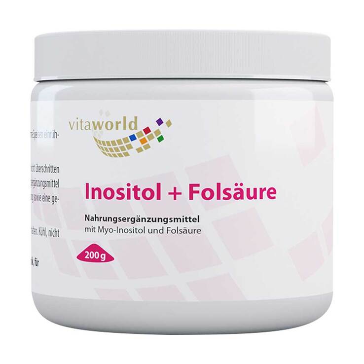 Inositol + Folsäure Pulver, 200 g