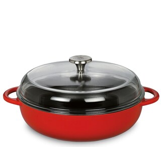 KÜCHENPROFI Schmorpfanne PROVENCE 24 cm rot
