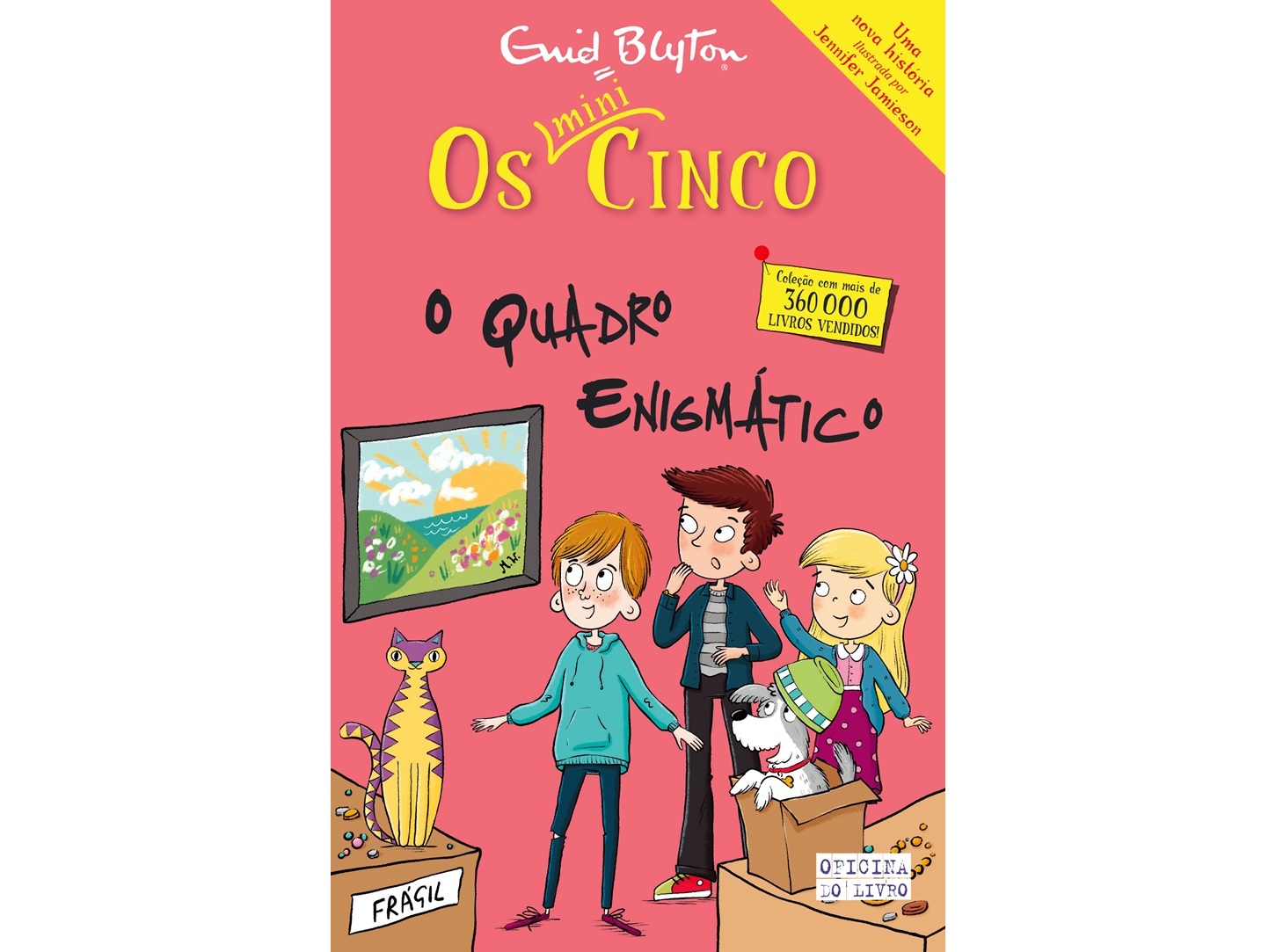 LIVRO MINI CINCO 17 - O QUADRO ENIGMÁTICO
