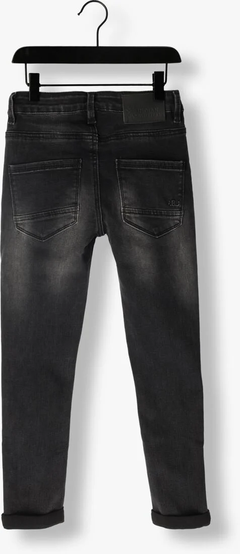 INDIAN BLUE JEANS zwarte indian blue jeans slim fit jeans black jay tapered fit