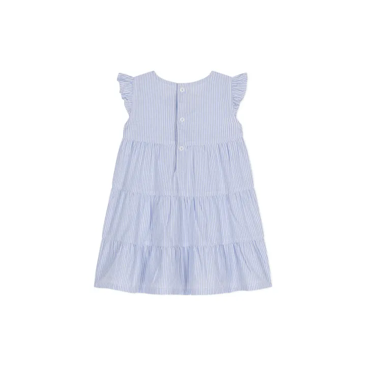 Petit Bateau Robe Mence Popeline | Bleu