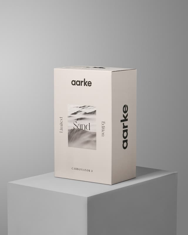 Aarke Carbonator III danskvandsmaskine AAC3-Sand (sandfarvet)