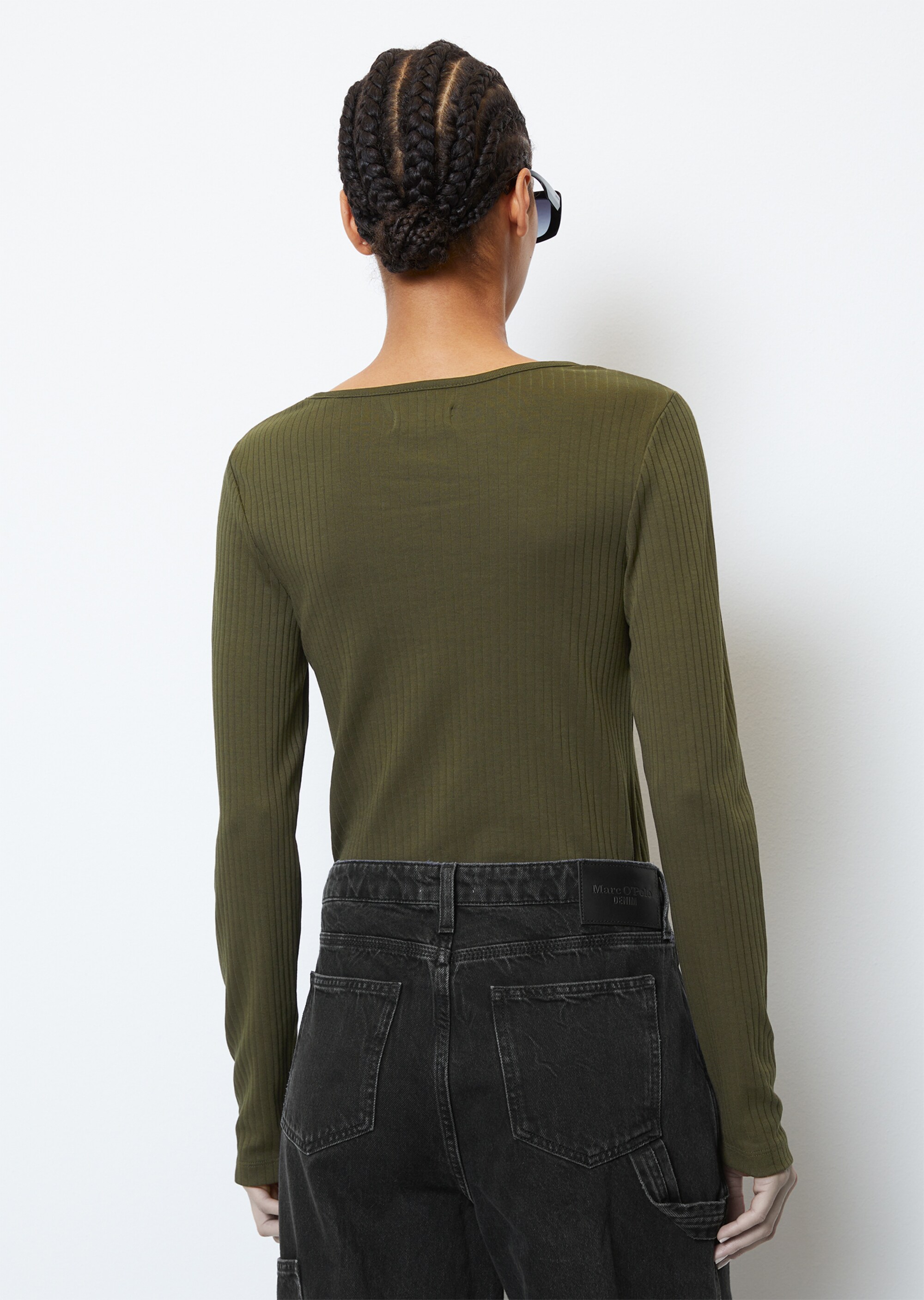 DfC Longsleeve slim aus Interlock-Jersey