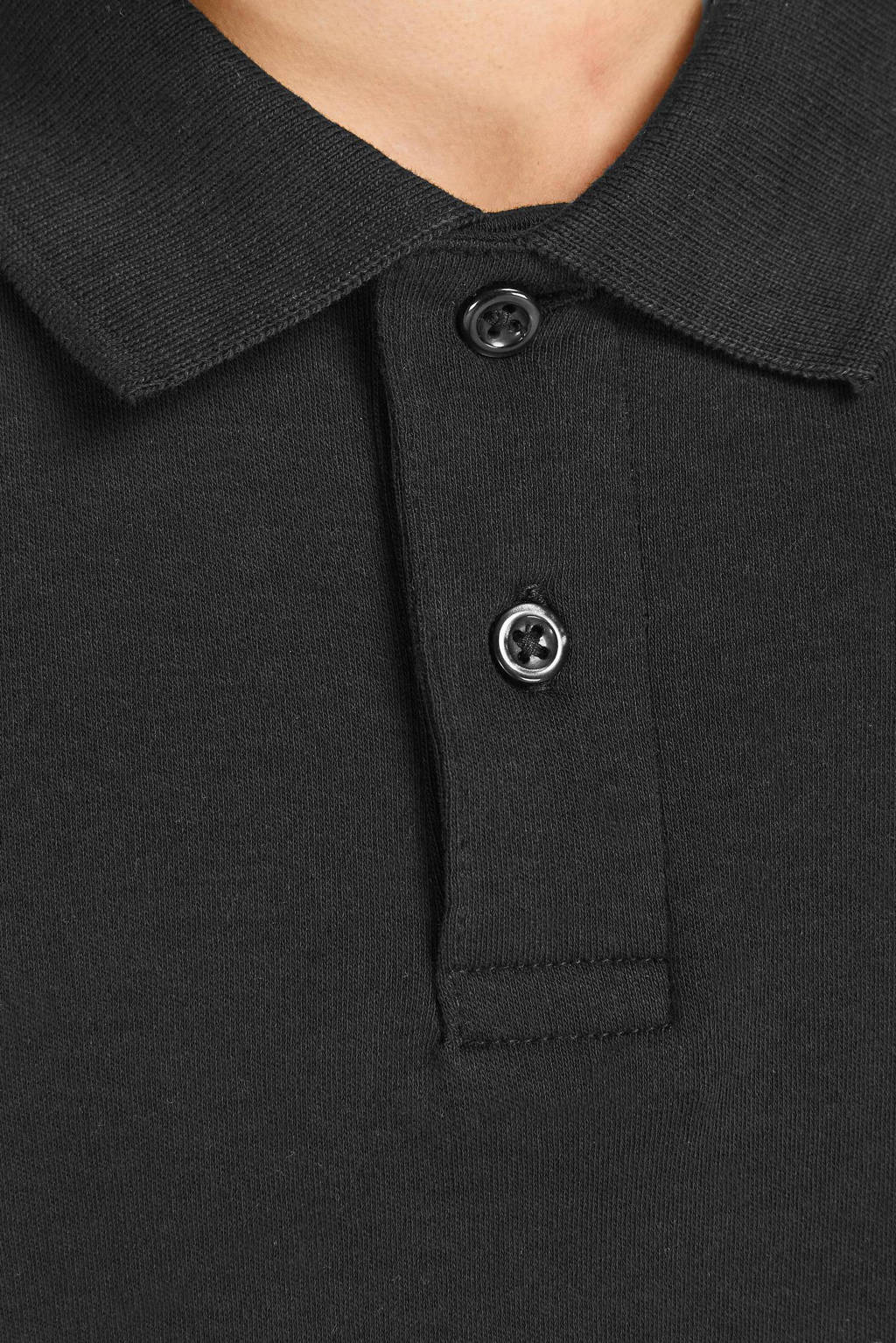 JACK & JONES polo JCOJERSEY zwart