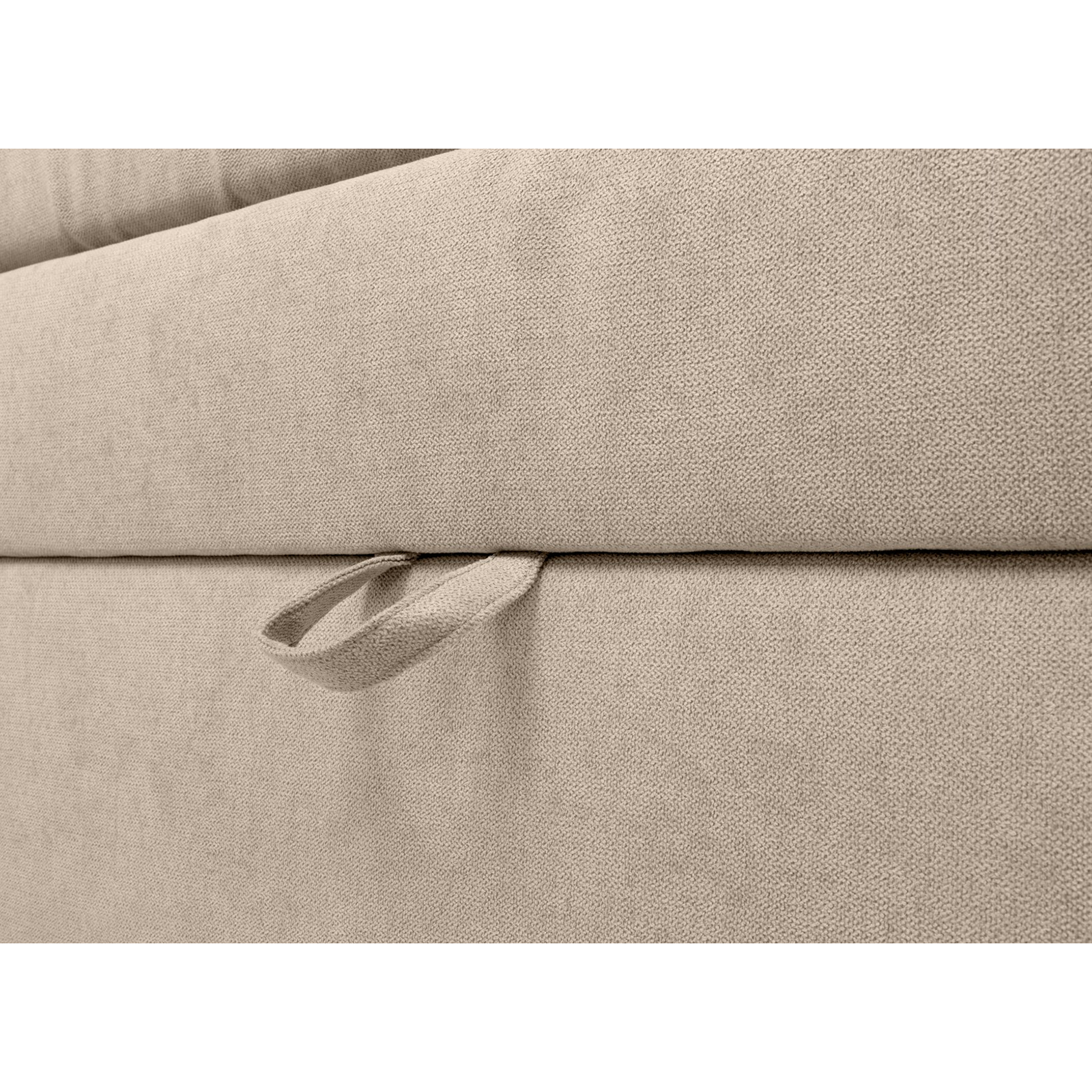 Boxspringbett - beige - H3 - Bettkasten - 120x200 cm