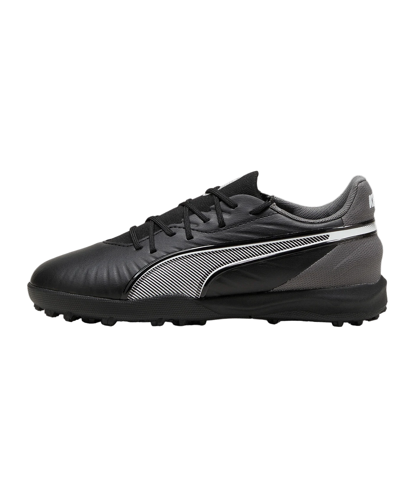 PUMA KING Match TF Eclipse Kids Schwarz Weiss F01