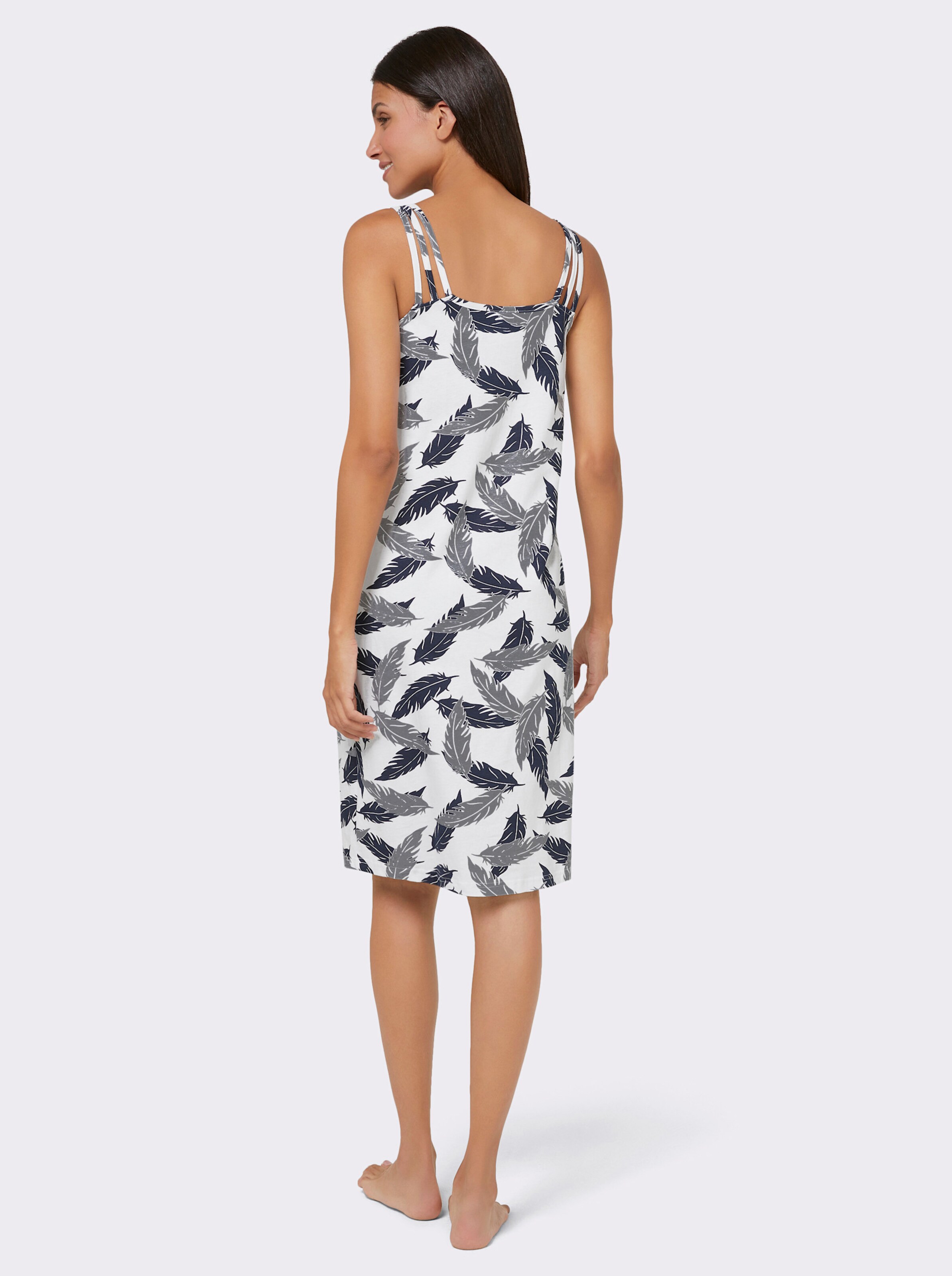 Sommerkleid mit schmalen Trägern