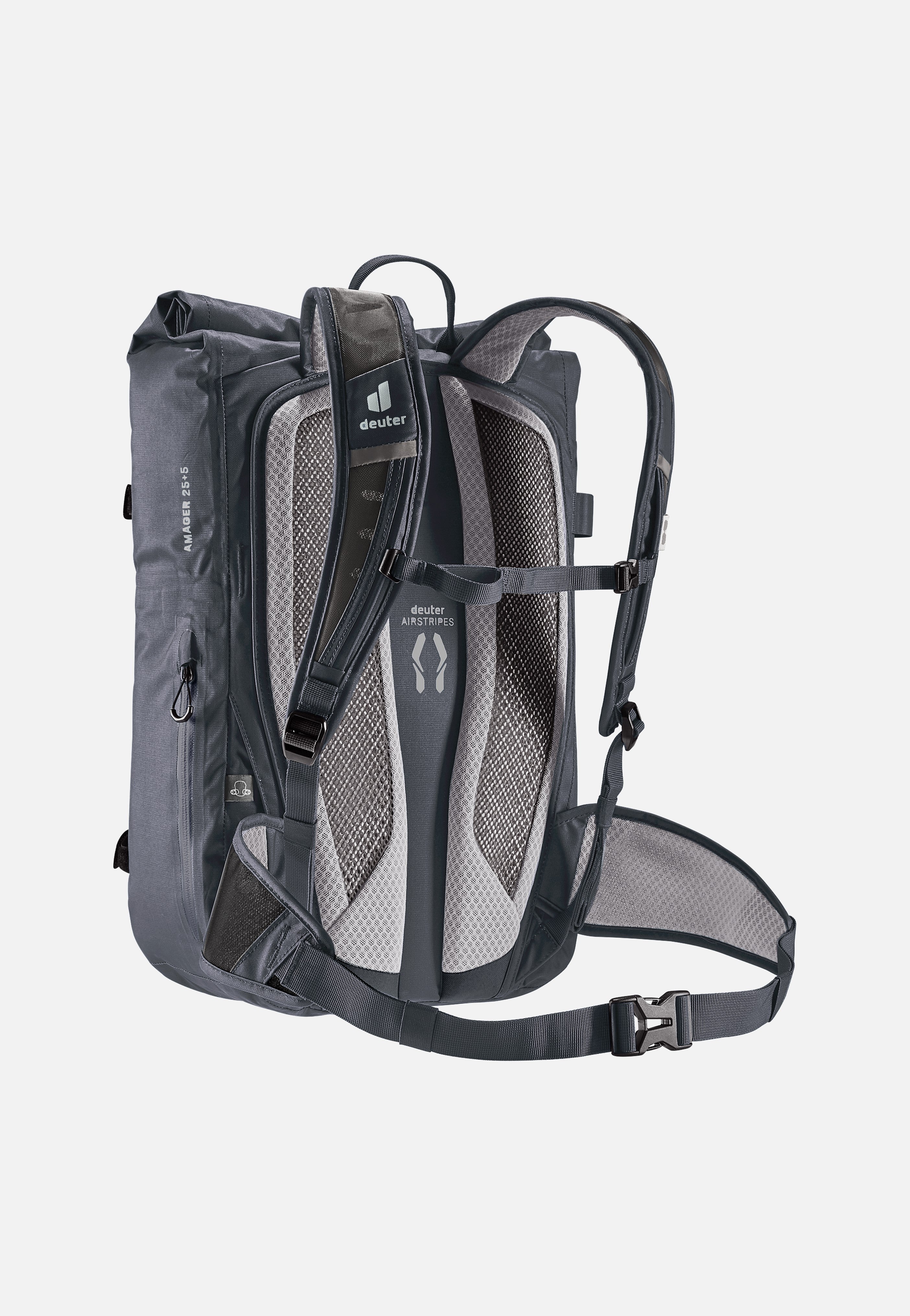 Amager 25+5 Graphite - Rolltop Rucksack
