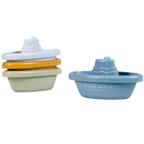 Little dutch stapelbare badbootjes blauw