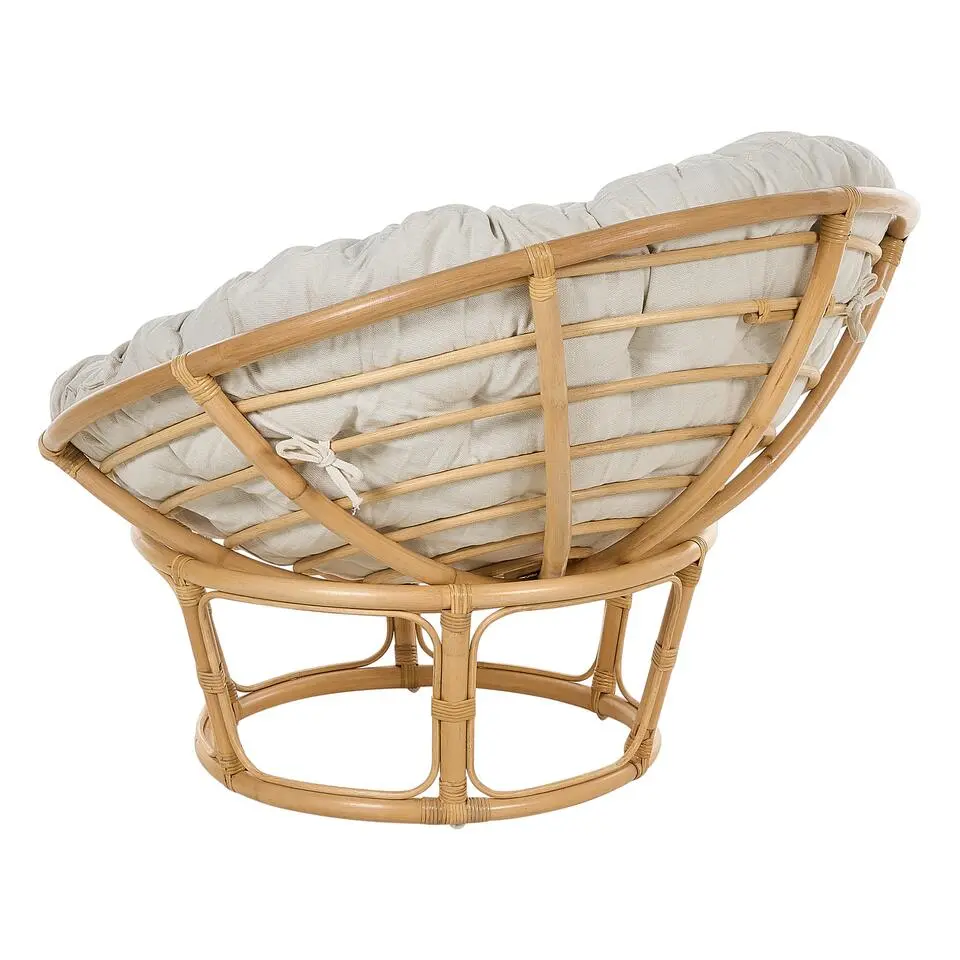 SALVO - Fauteuil - Lichtbeige - Rotan