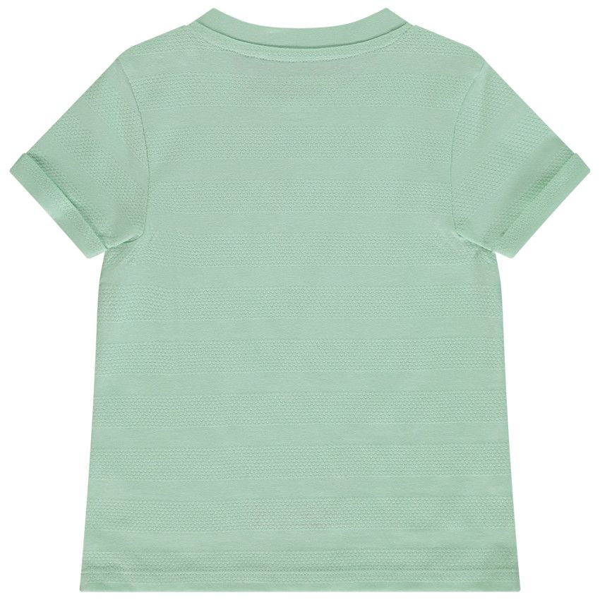 T-shirt manches courtes uni effet texturé pour bébé garçon - Vert
