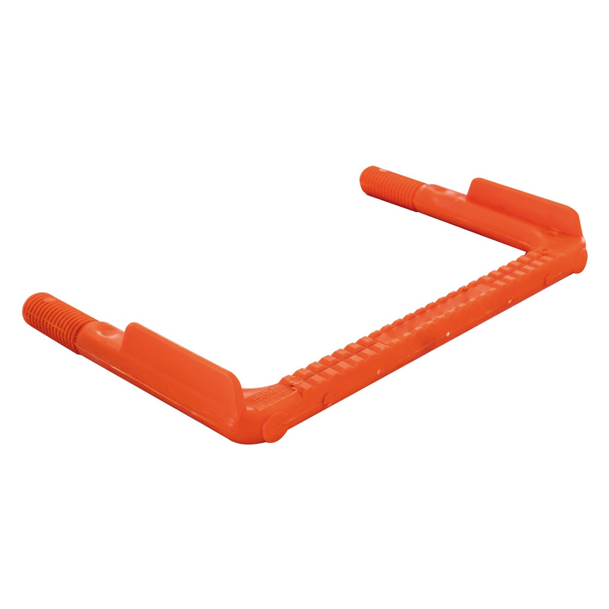 MUNK stijgbeugel type B in roestvrij staal, oranje gecoat