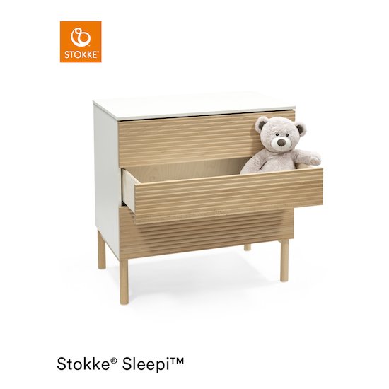Sleepi Caisson + Pieds Commode   Natural        de               Stokke®