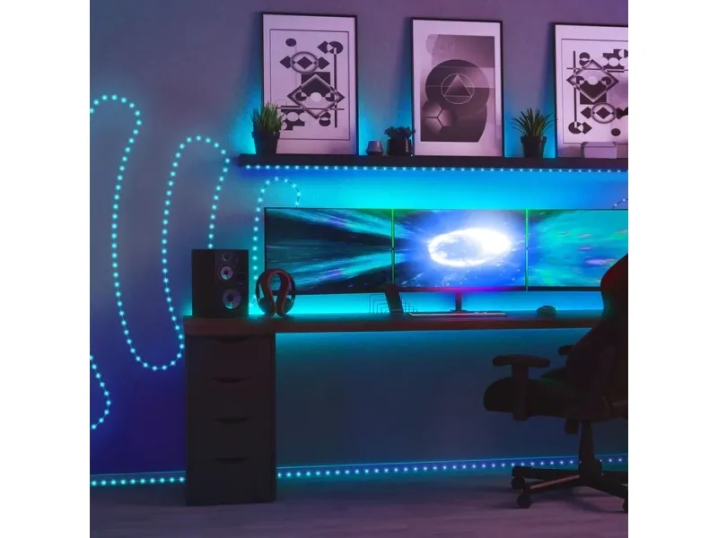 Twinkly Dots - Kædelys - LED - klasse G - RGB-lys - gennemsigtig