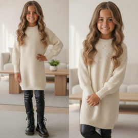 Keep me warm dress - off white