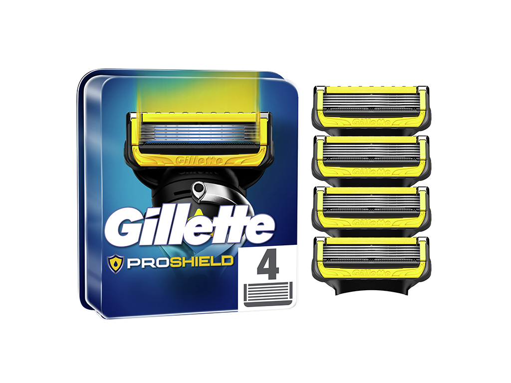RECARGA DE LÂMINAS PROSHIELD GILLETTE 4 UN