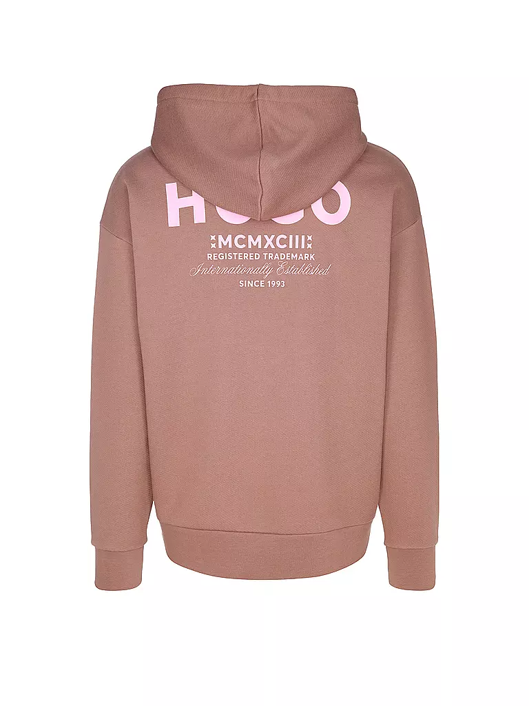 HUGO Kapuzensweatjacke NARDIMEZ braun