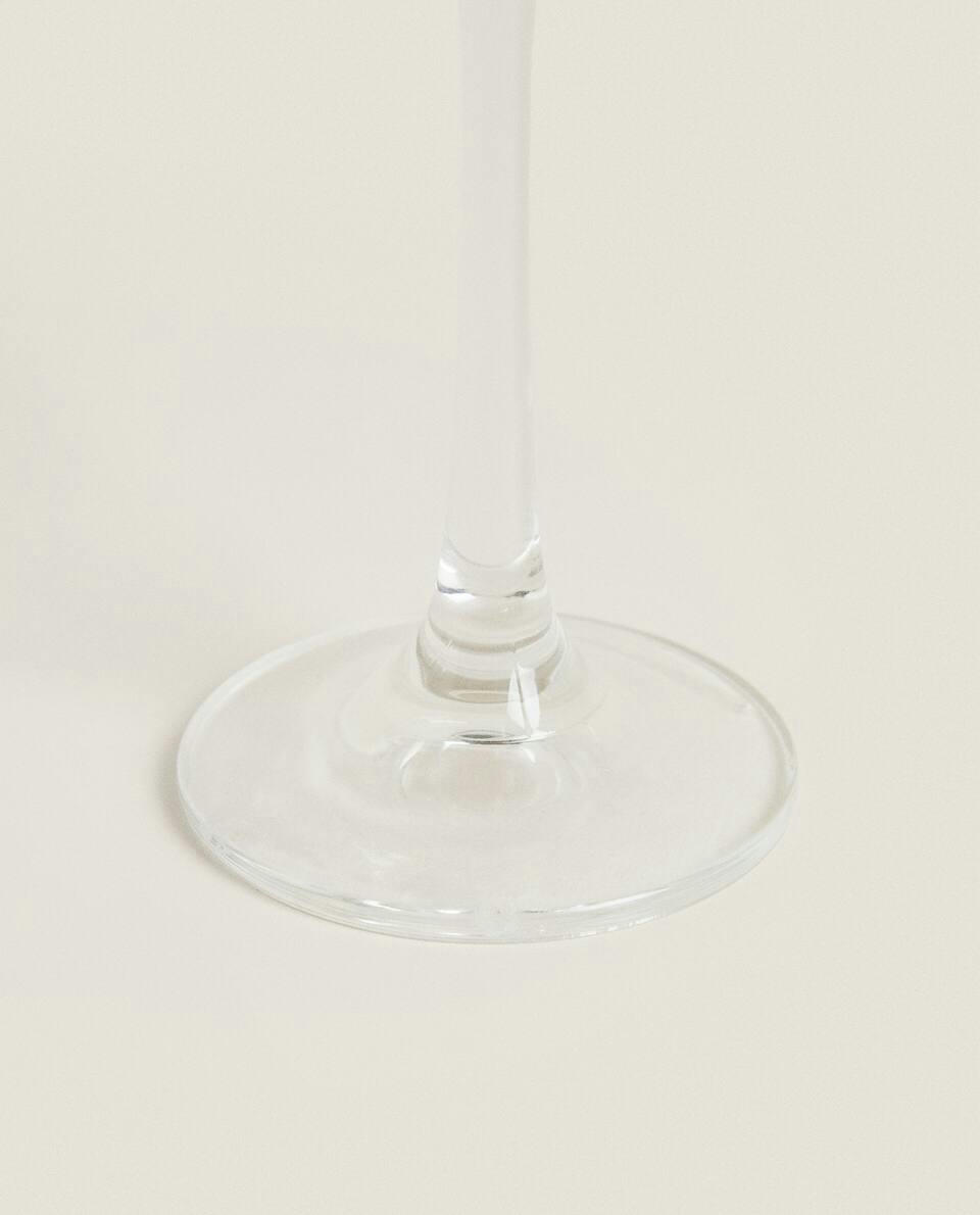 Taça de flauta de cristal colorida de Natal