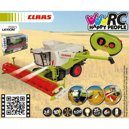 Happy People RC Claas Lexion 780, Ferngesteuerter Mähdrescher mit Licht