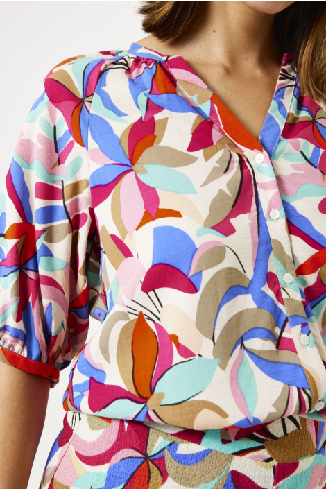 Garcia multi color dames blouse
