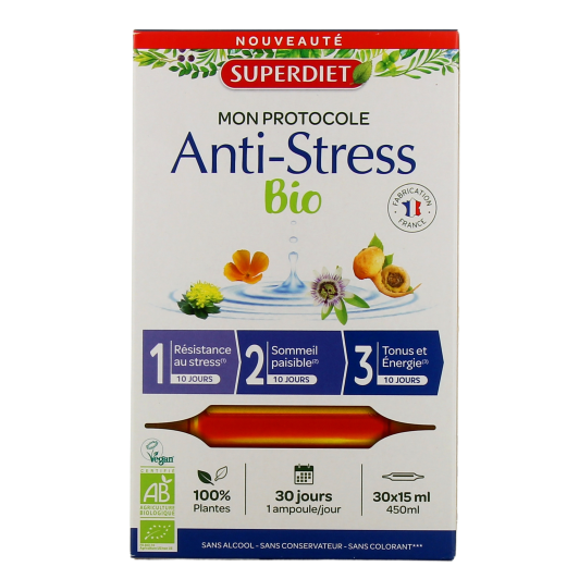 Super Diet Protocole anti stress bio - Complément alimentaire