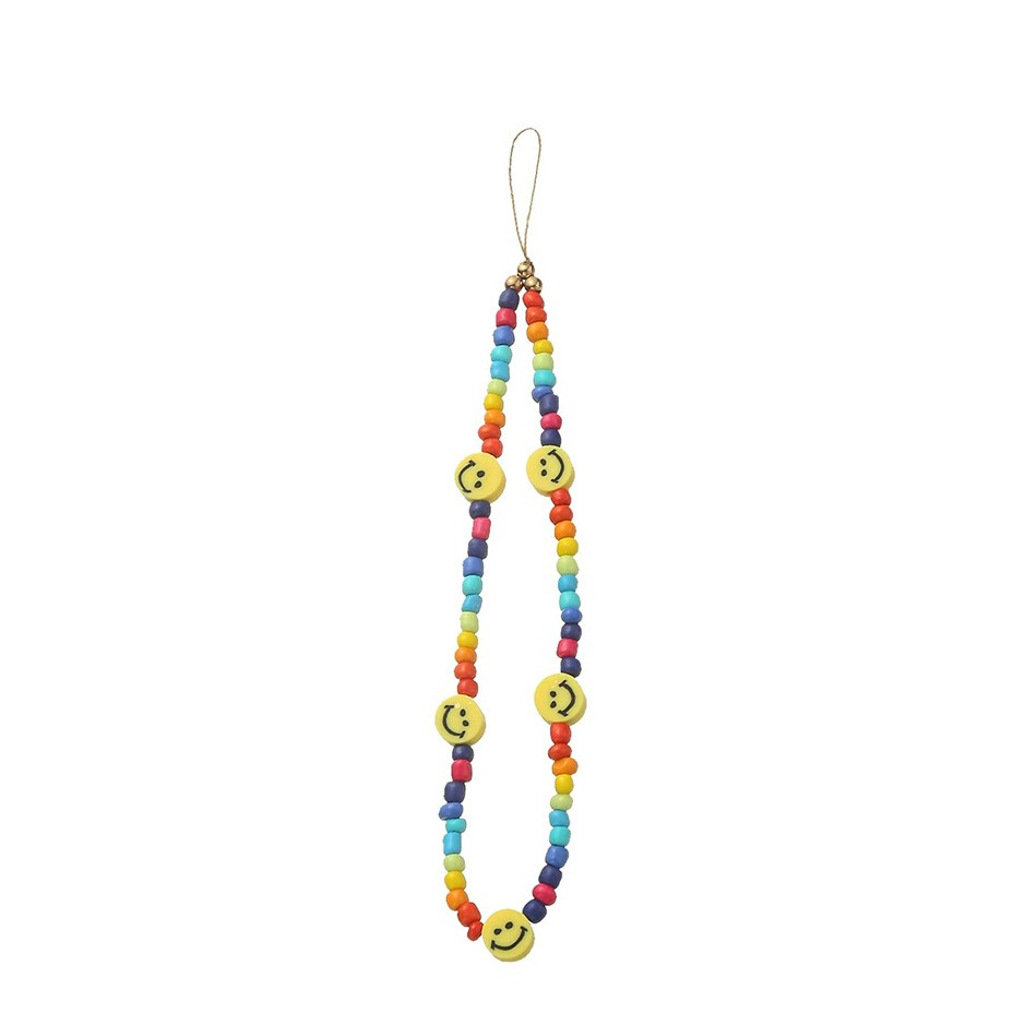 Universal Handy Kette Phone Charms Schmuck Anhänger Handgelenkschlaufe - Smiley Style 2