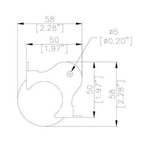 Penn Elcom balhoek 59 x 59 mm