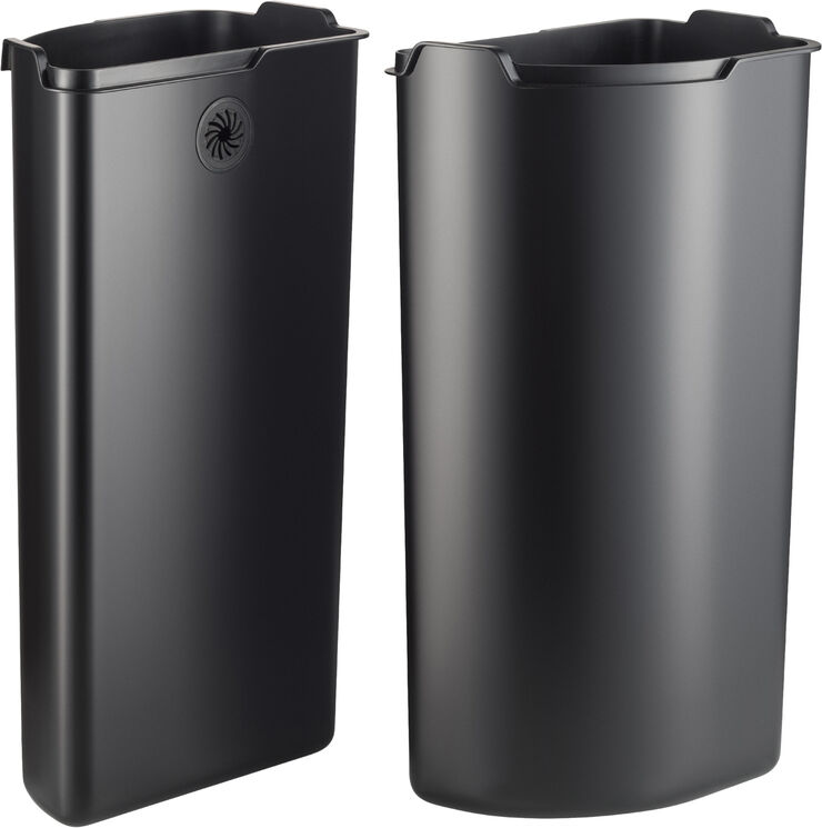WESCO Indsats til Multi Collector Affaldssystem (2 stk. mat sort 12L) Mat sort