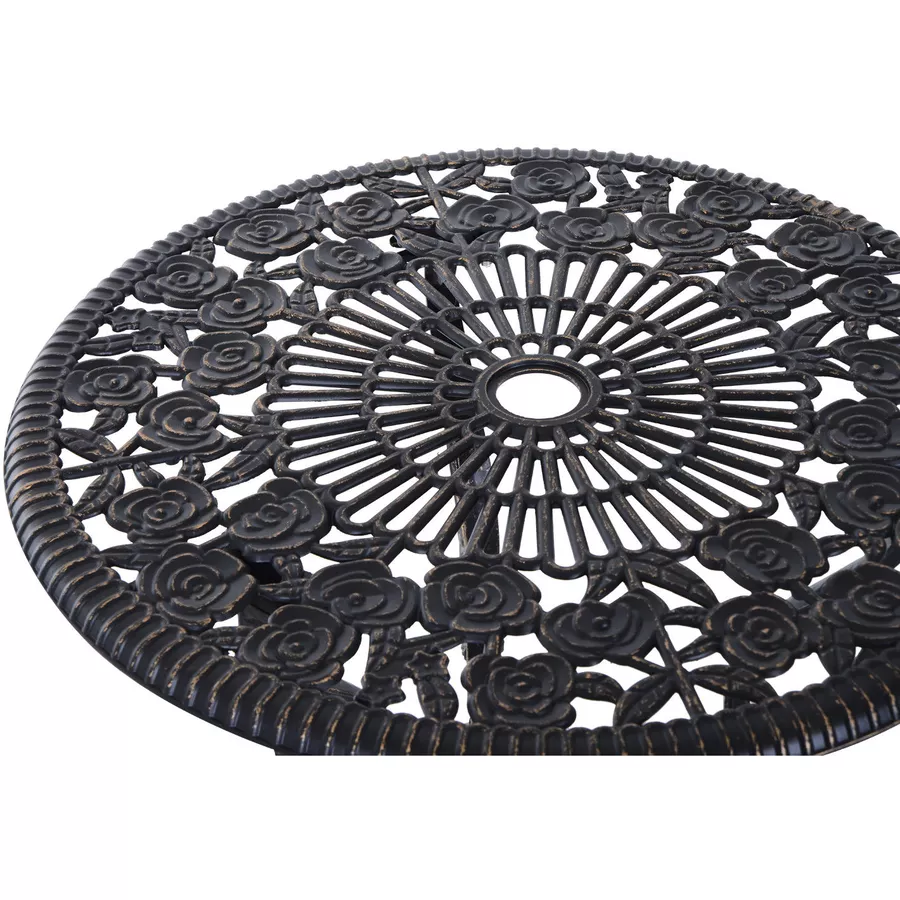 Outsunny Gartenmöbel als 3-teiliges Set schwarz