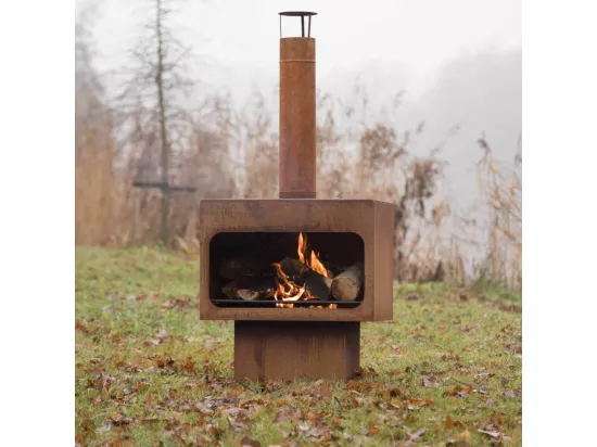 Cheminée Jersey XL Acier Rouille 81077