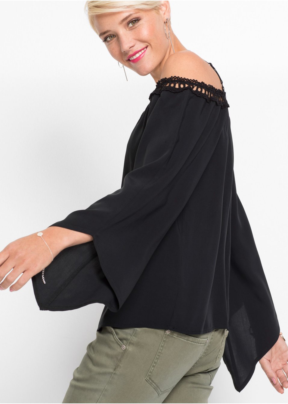 Blouse épaules découvertes
