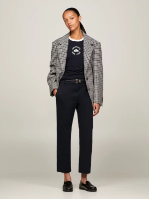 Calças chino essenciais de corte reto e ajuste slim