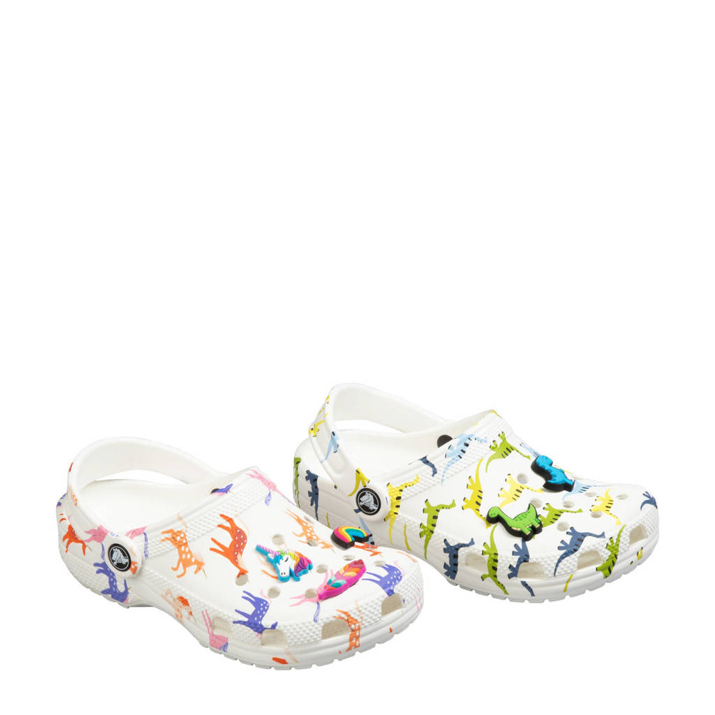 Crocs clogs wit multi