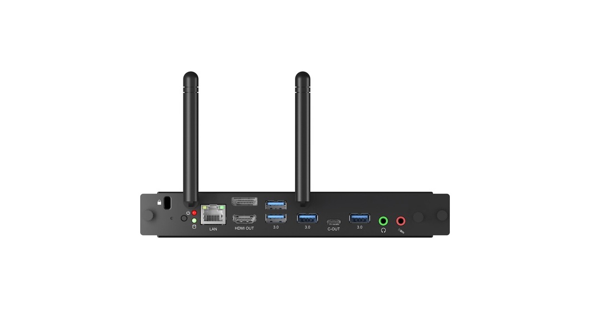 iiyamaPC-Module OPC51204BC-1 pc-systeem  (Zwart | Core i5-12450H | UHD Graphics | 8 GB | 256 GB SSD)