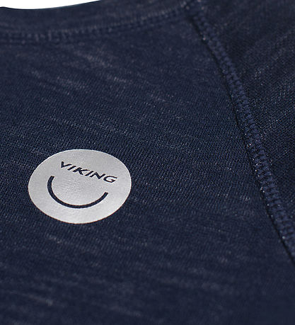 Viking Bluse - Uld/Bambus - Baselayer - Navy