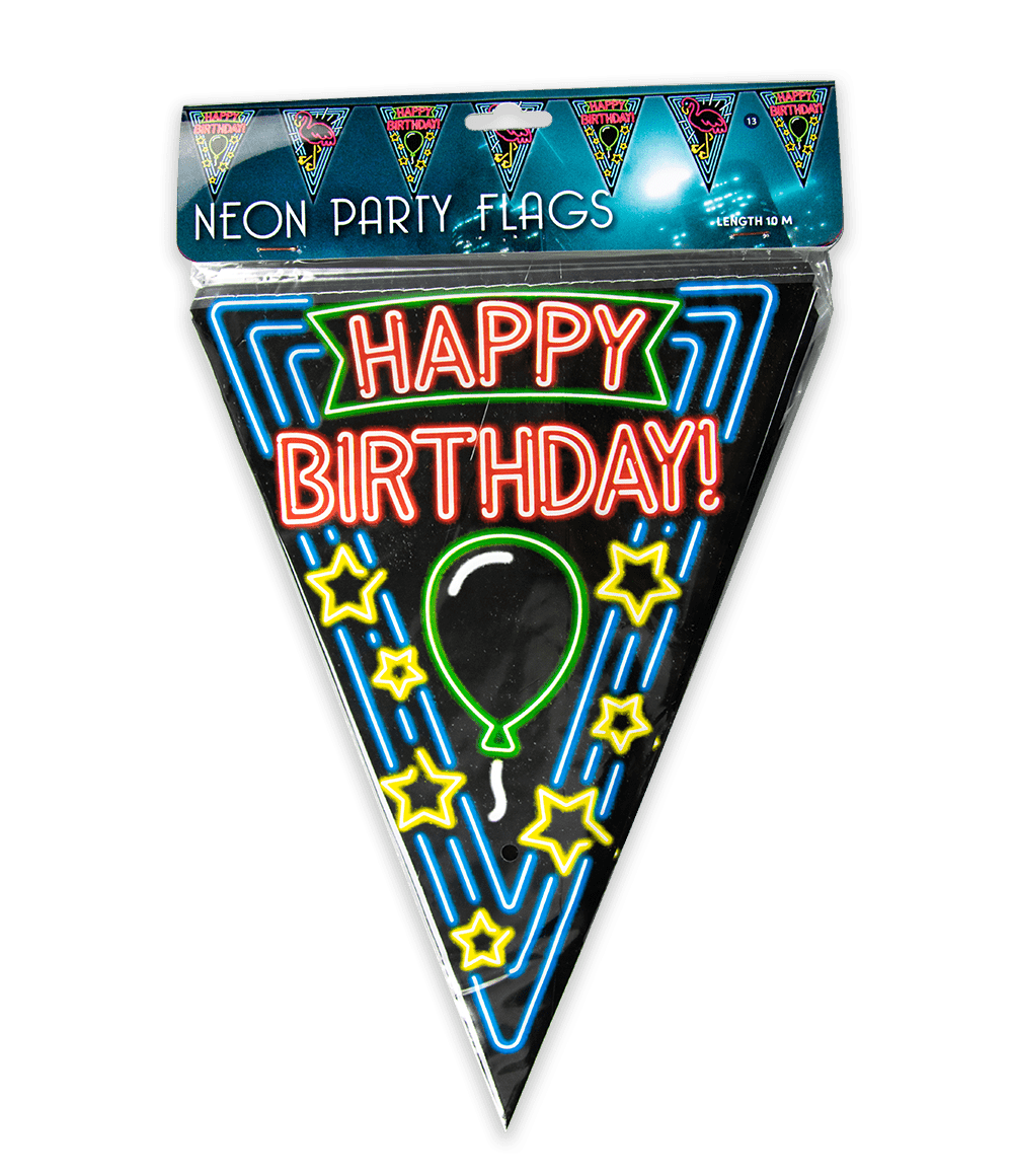 Happy Birthday Slingers Neon 10m
