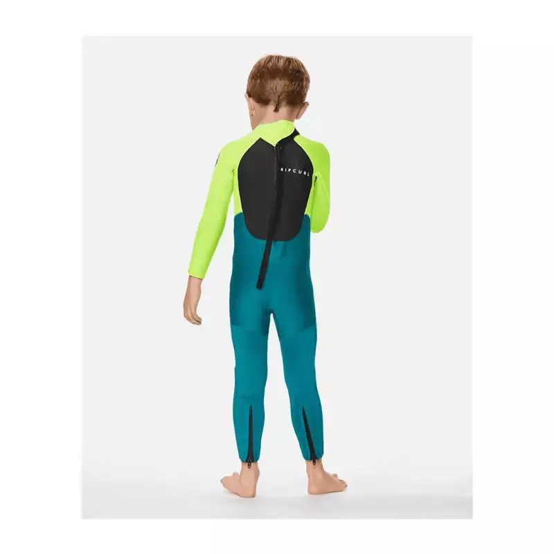 Combinaison intégrale junior RIPCURL Groms Omega 4/3Gb Bz Lemon