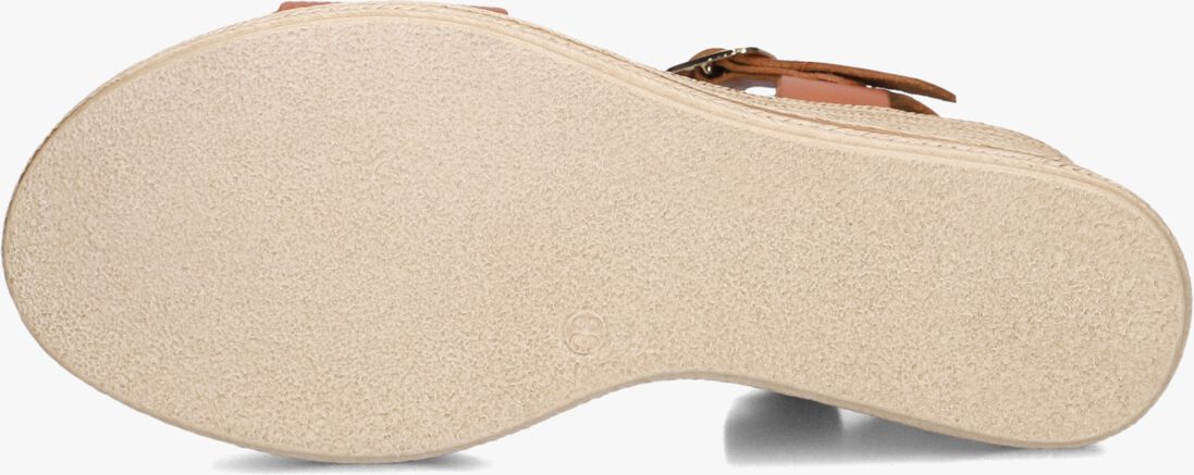cognac stefano lauran sandalen met hak 8734
