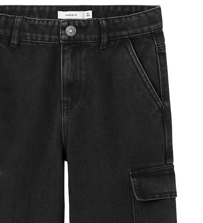 Name It Jeans - Noos - NkfRose - Cargo - Blåck