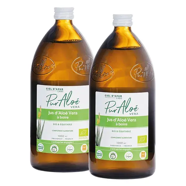 Suco de Aloe Vera Puro, Pacote com 1L