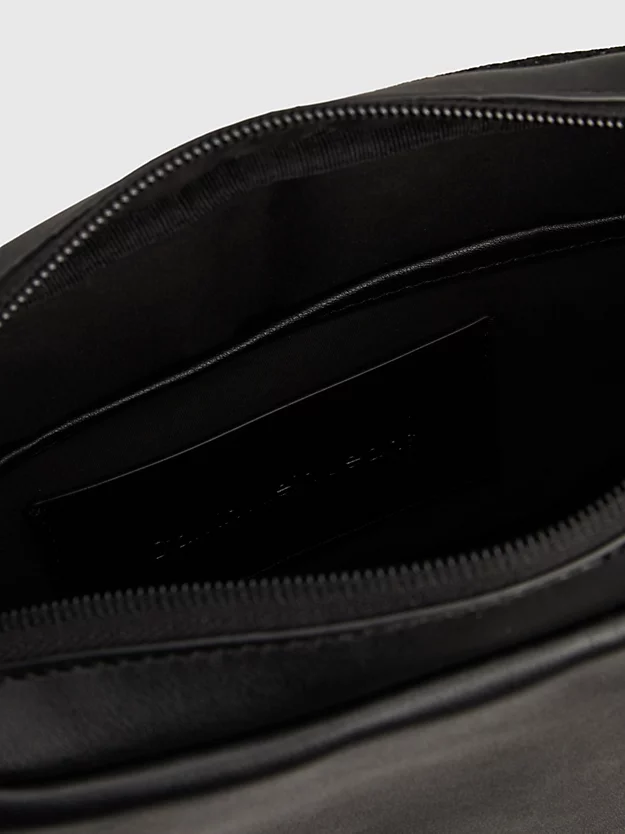 Bolsa de ombro estilo repórter com logotipo