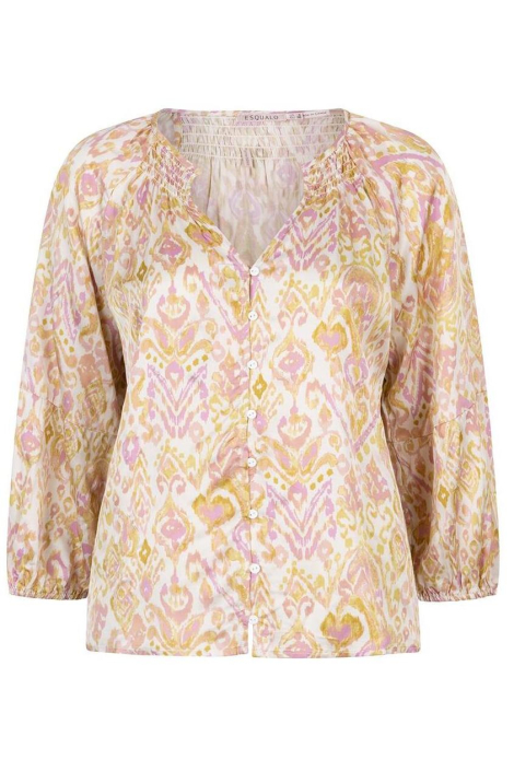 EsQualo multi color dames blouse
