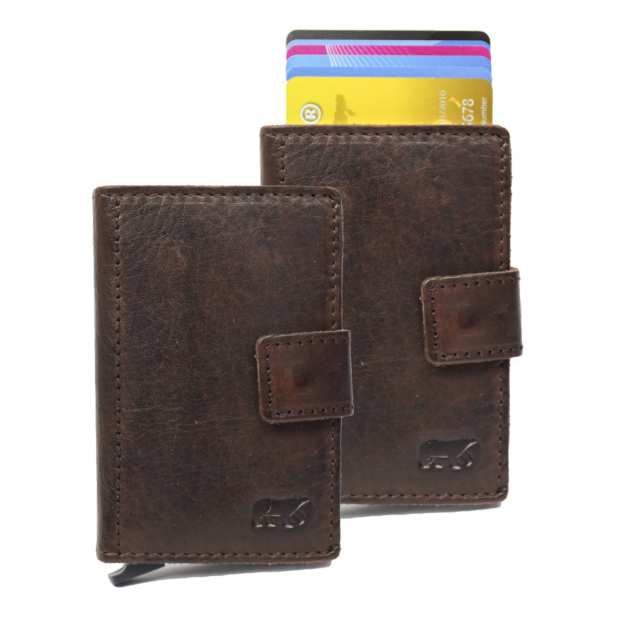 RFID Pasjeshouder 'Pip´ donkerbruin Donkerbruin
