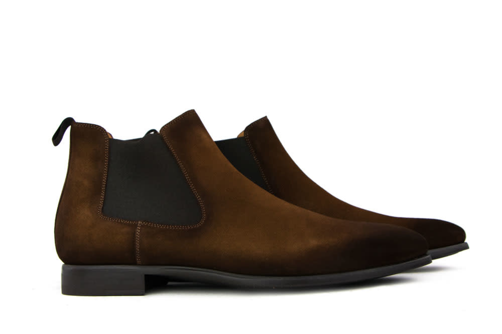 Magnanni Shaw II Chelsea Crostidifu Cognac Suede