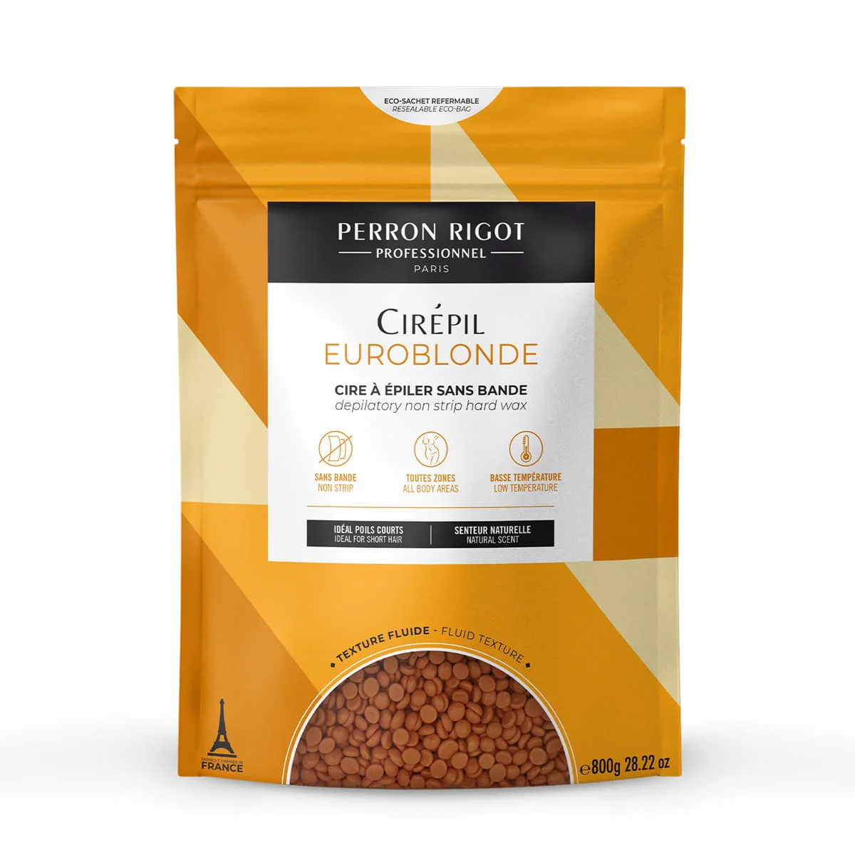 Cire épilation pelable texture mielleuse Euroblonde Cirépil 800ml