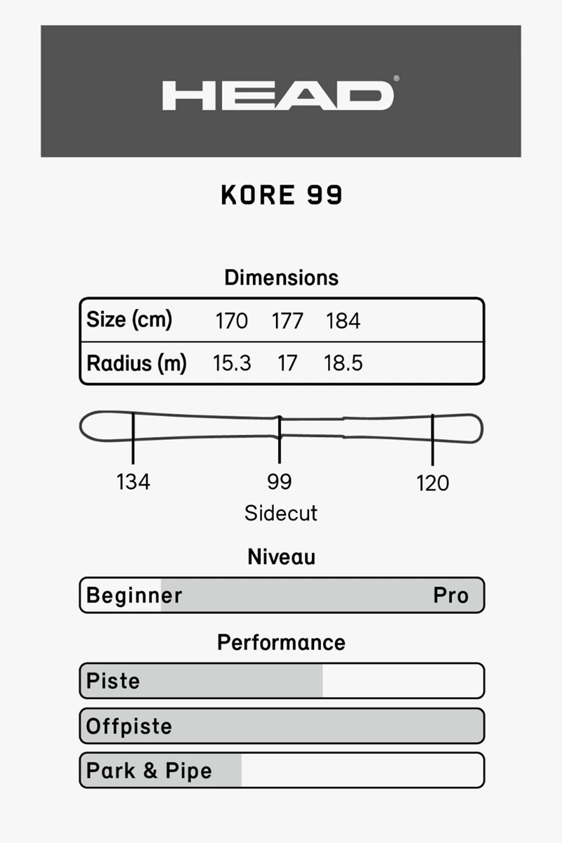 HEAD Kore 99 Ski 2324