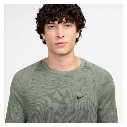 Maillot thermique Nike Therma-Fit ADV Run Division Vert Gris Homme